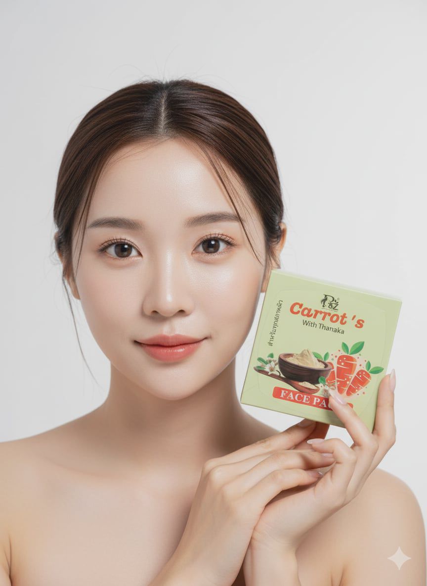 P&Z Carrot'S With Thanaka Face Pack